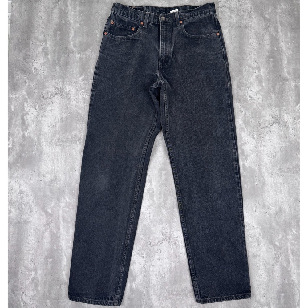 Vintage Levis 550 Jeans Mens 33x34 Black‎ Relaxed Fit Denim Fade USA Baggy 90s